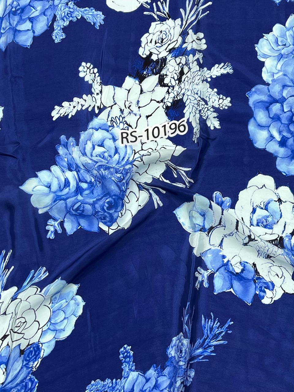 Abstract Prints On Pure Viscose Muslin