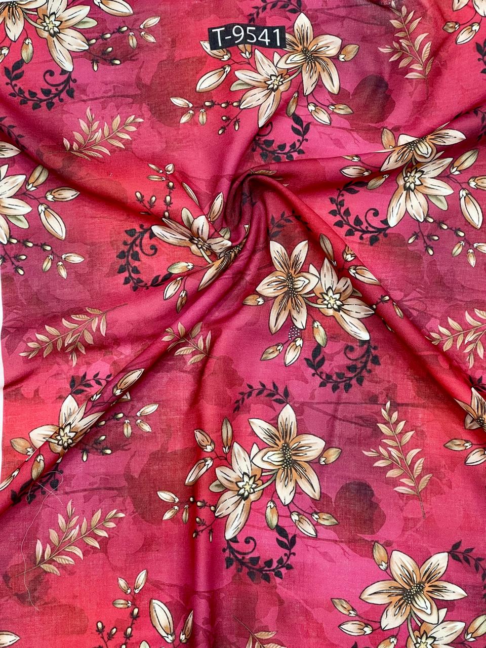 summer floral print on cotton