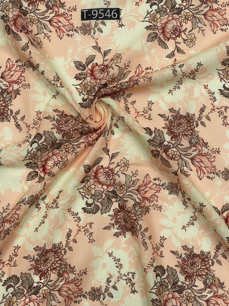 summer floral print on cotton