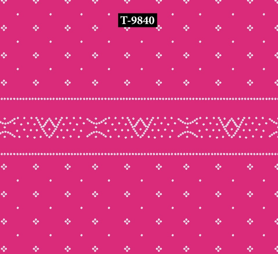 BANDHANI PRINT ON MUSLIN