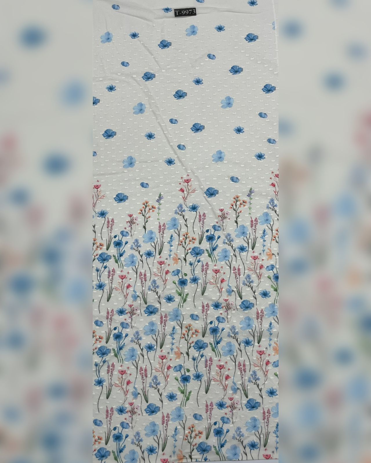 New floral pattern Cotton Embroidery Fabric
