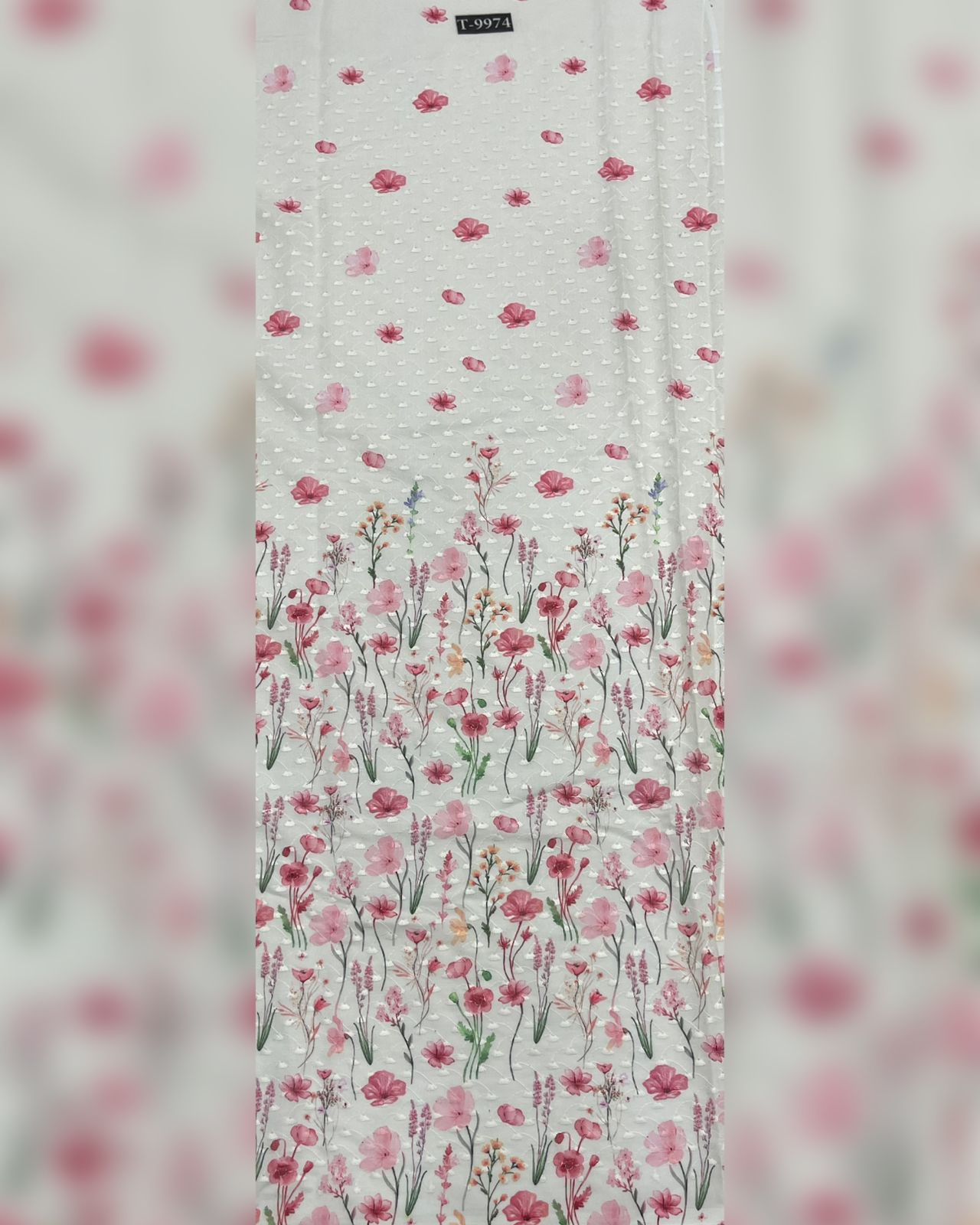New floral pattern Cotton Embroidery Fabric