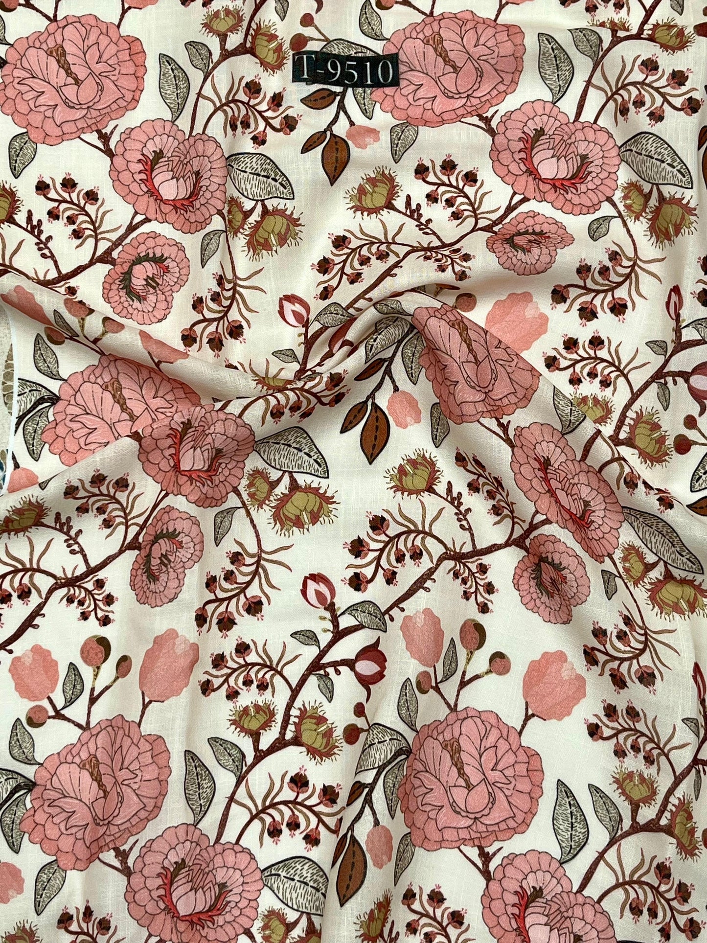 SUMMER COOL FLORAL LINEN FABRICS