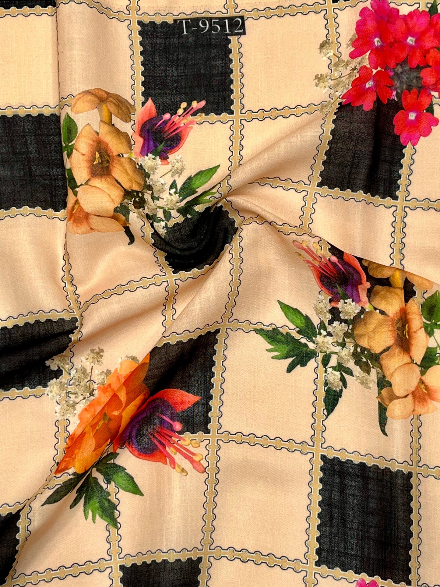 SUMMER COOL FLORAL LINEN FABRICS