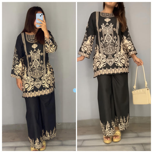 Noor Black - Imported Rayon