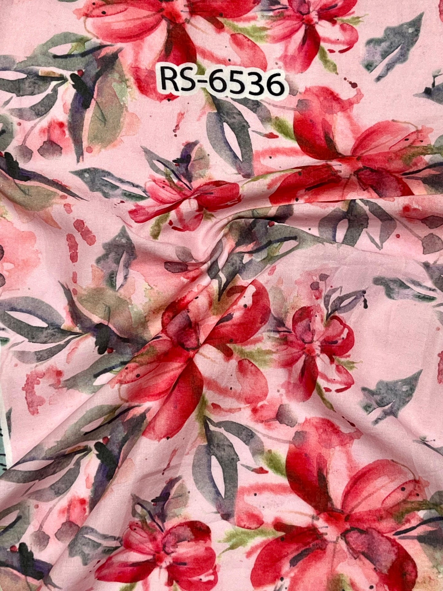 Pure Cotton Cambric Floral Abstract Digital Prints