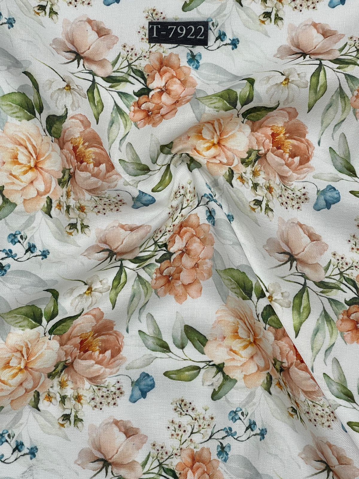 SWISS LINEN COTTON FLORAL PRINTS