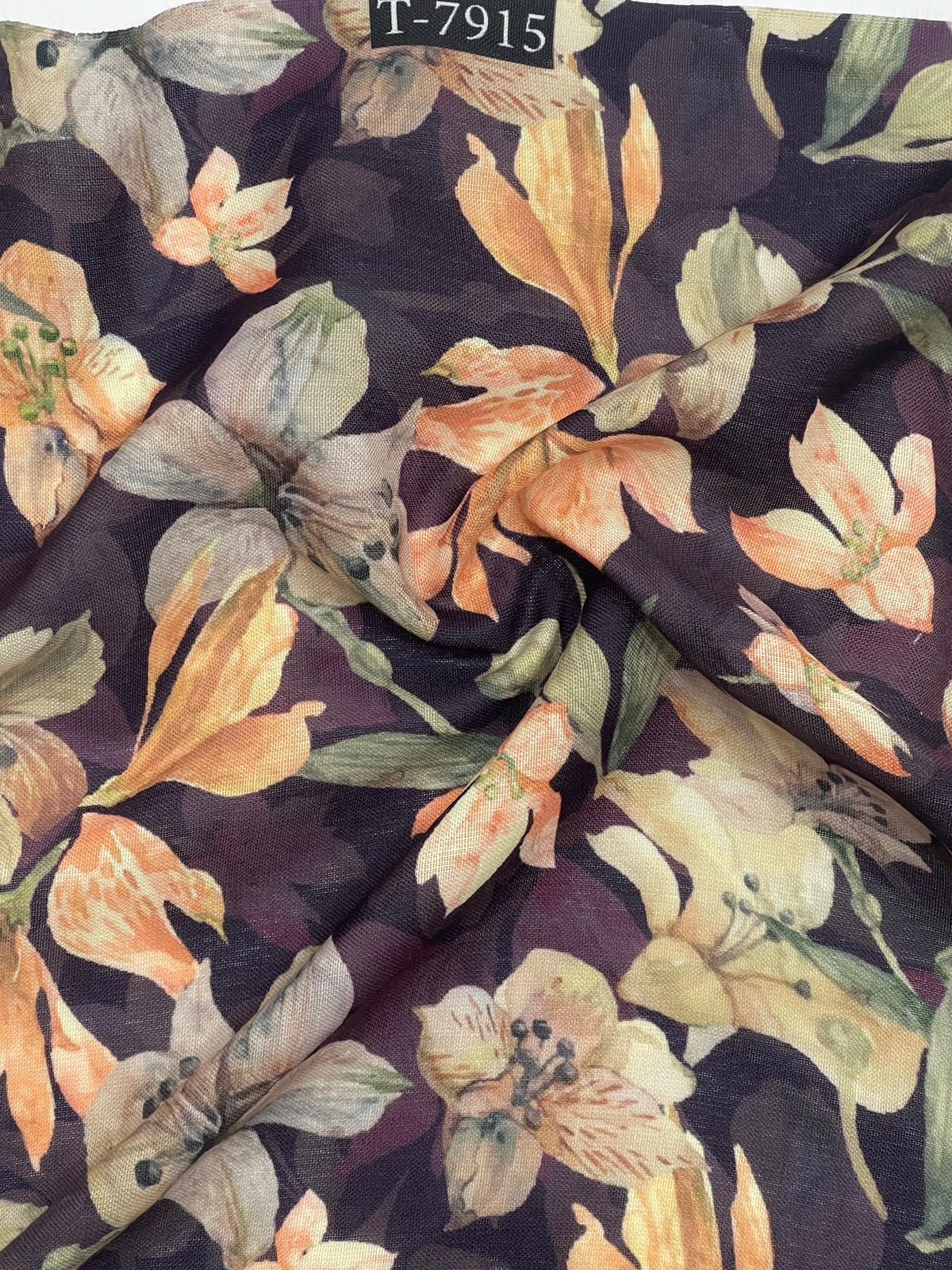 SWISS LINEN COTTON FLORAL PRINTS