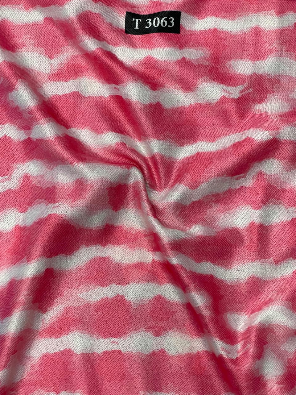 SHIBORI PRINT ON PASHMINA