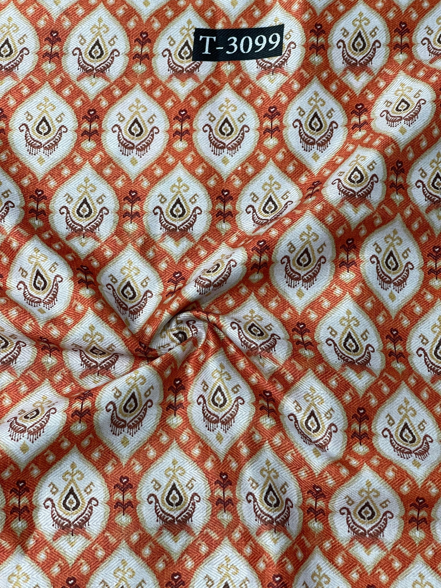 IKKAT PRINT ON PASHMINA