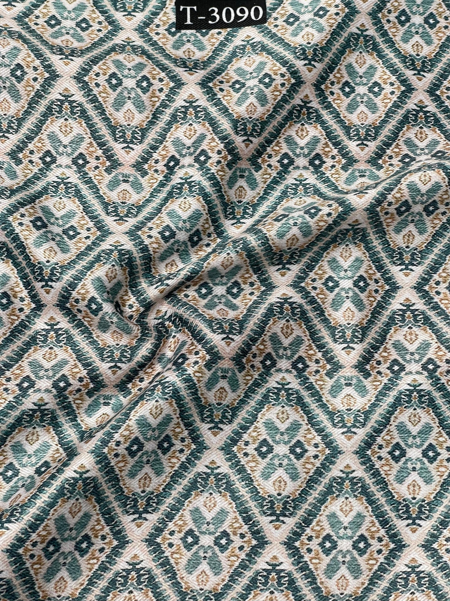 IKKAT PRINT ON PASHMINA
