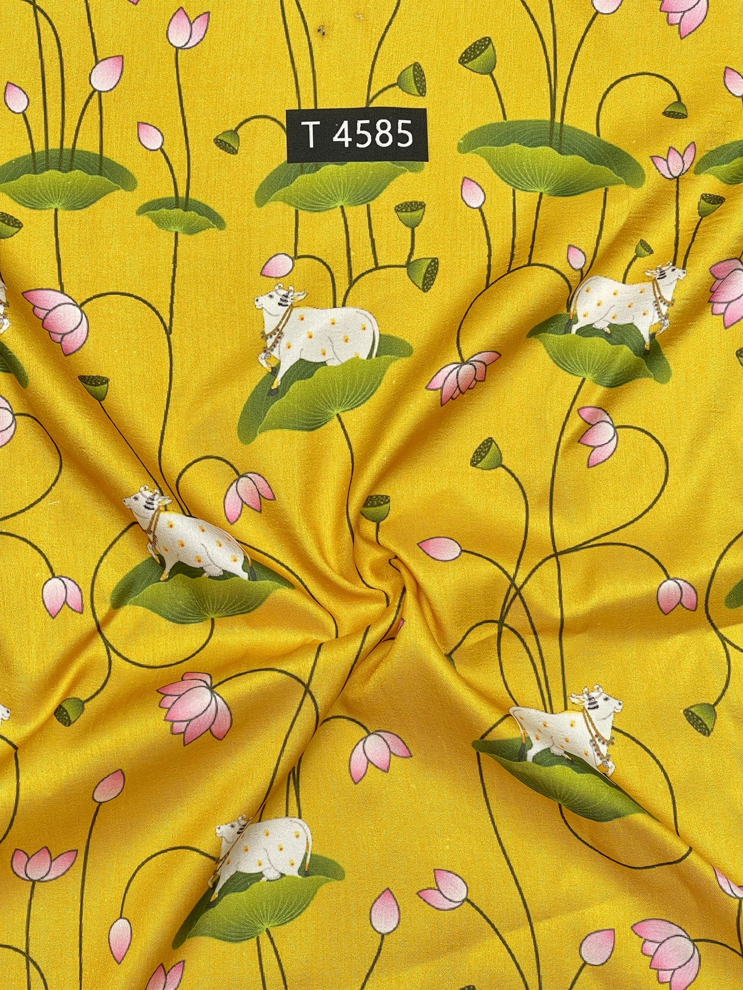 KALAMKARI PRINTS ON TUSSAR SILK