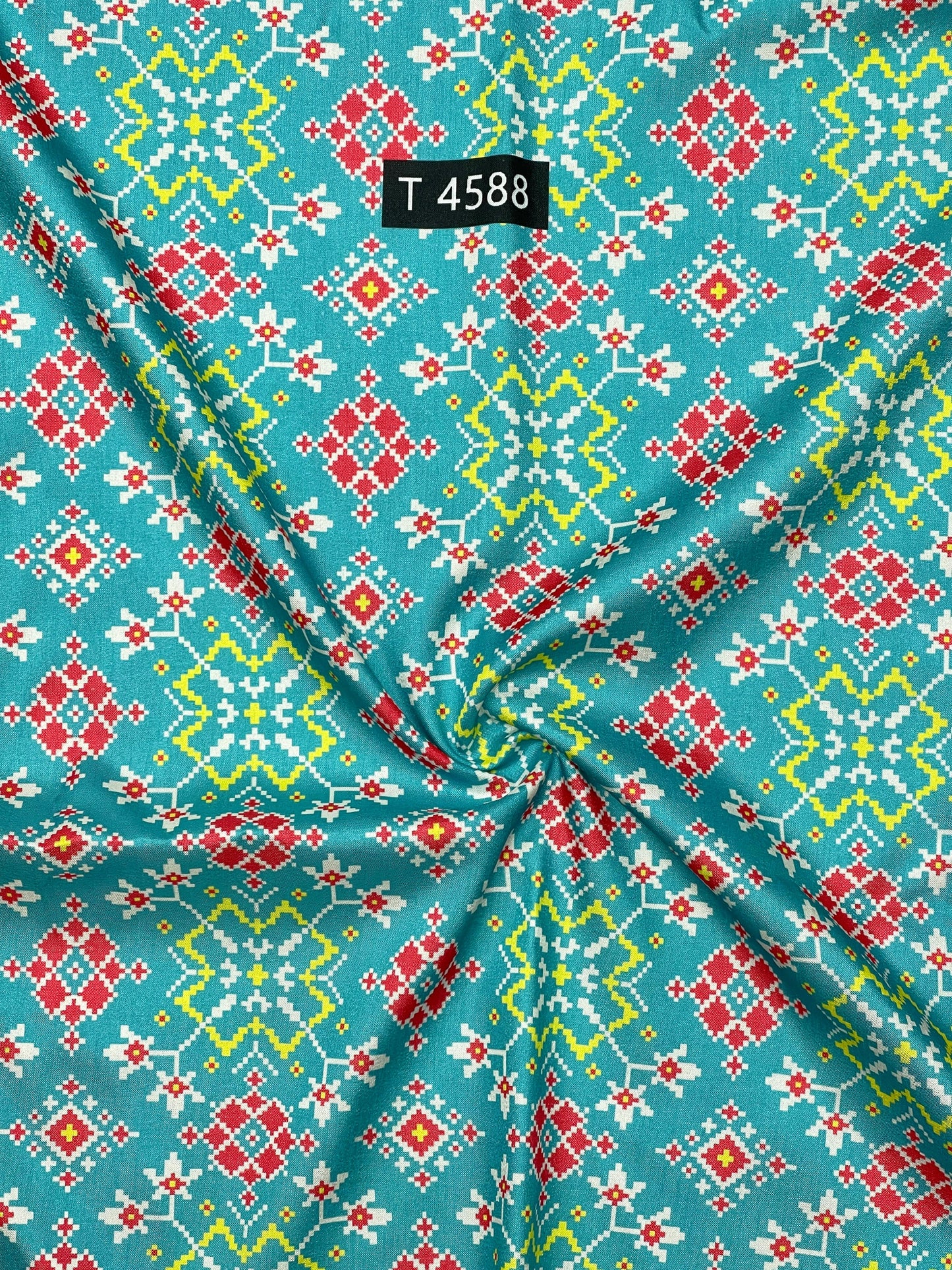 KALAMKARI PRINTS ON TUSSAR SILK