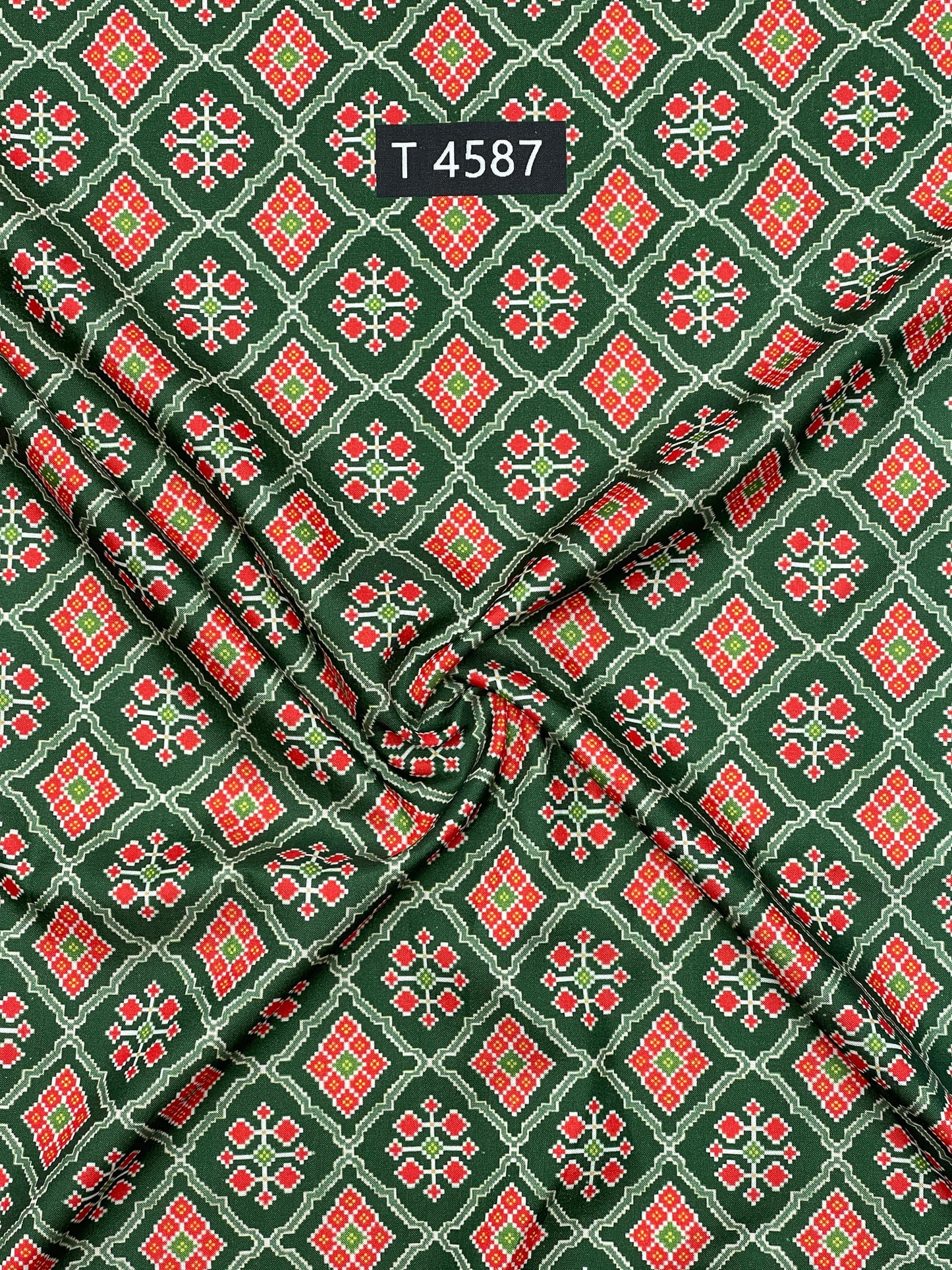 KALAMKARI PRINTS ON TUSSAR SILK