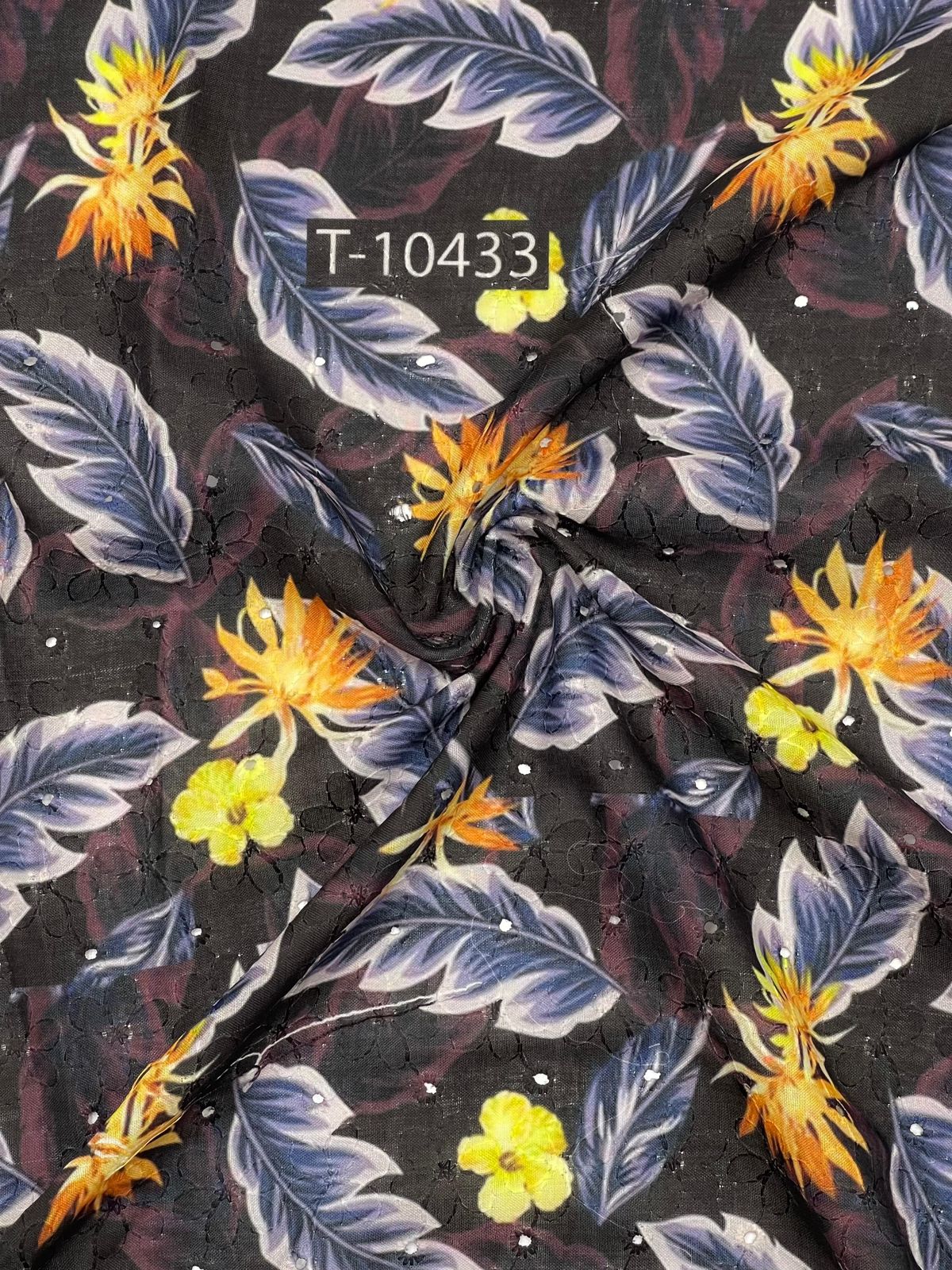 FLORAL HAKOBA WITH EMBROIDERY