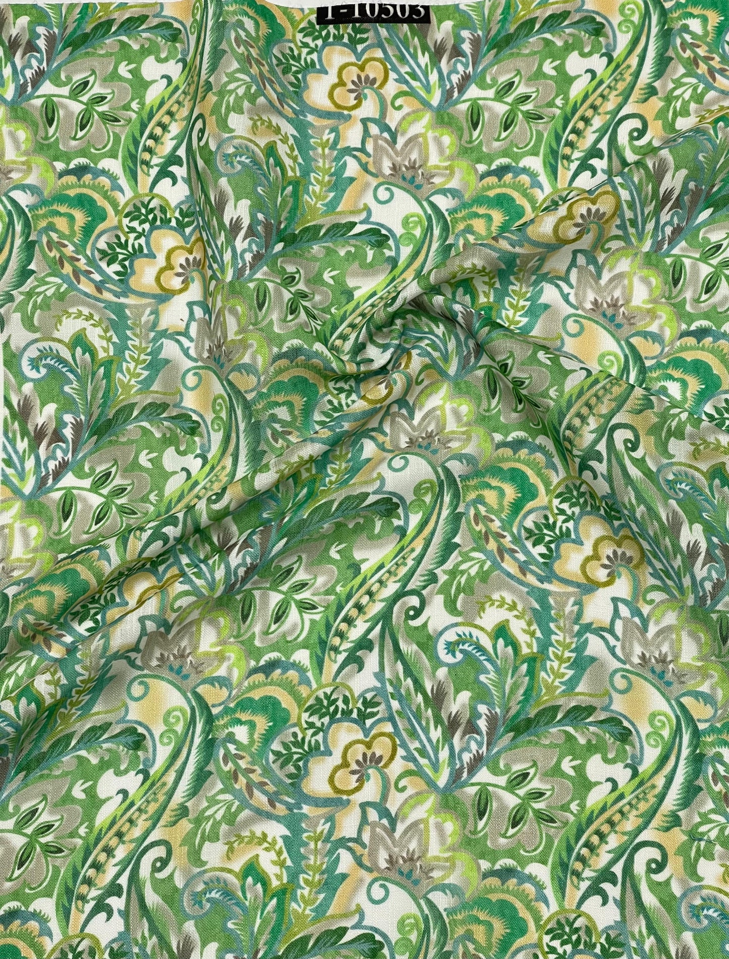 SWISS COTTON LINEN FLORAL DIGITAL PRINTS