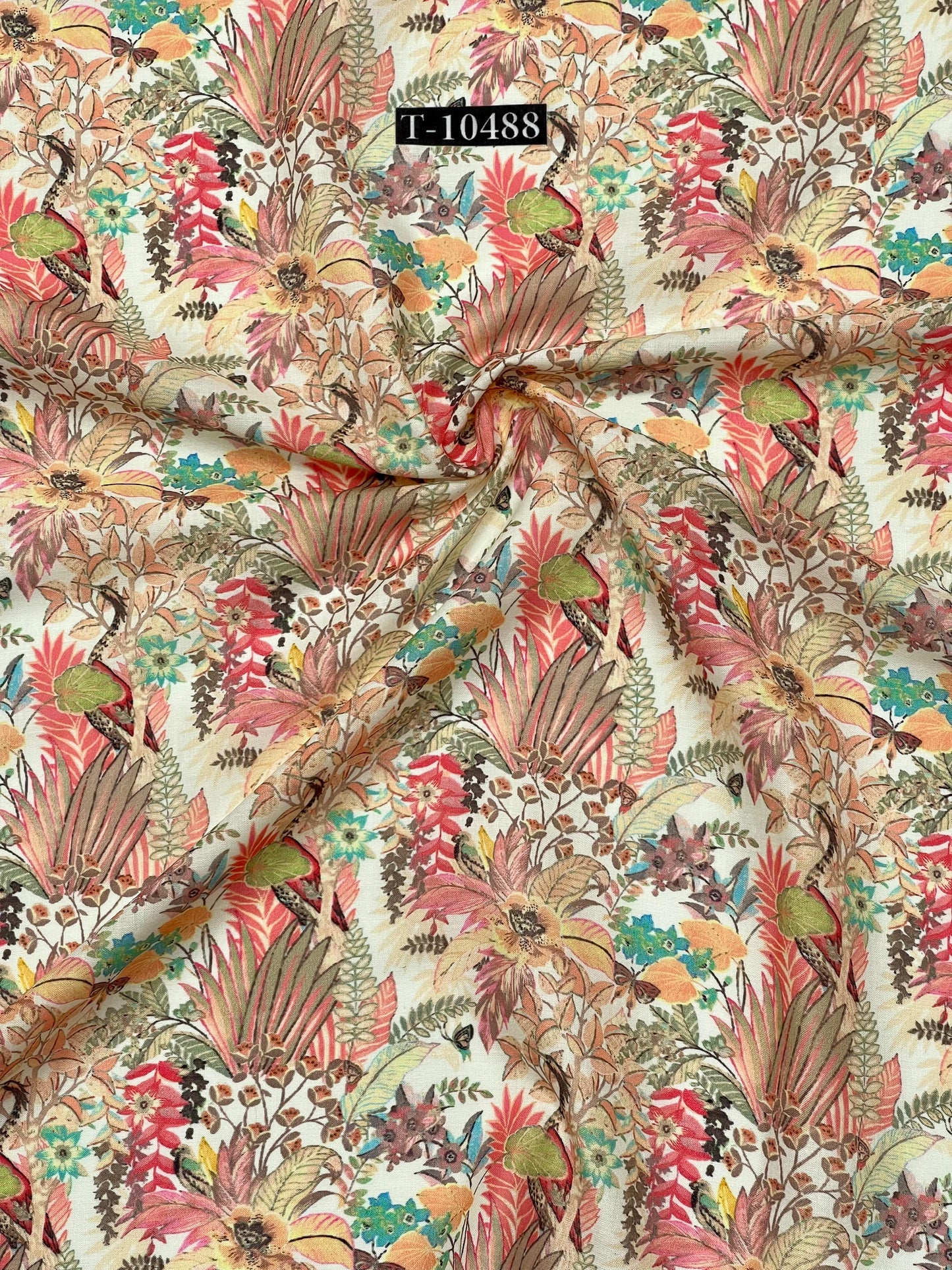FLORAL POLY SOFT COTTON FOR SUMMERS