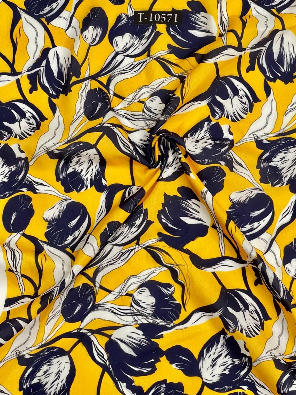 SUPER TRENDING ABSTRACT PRINT SEMI PURE MUSLIN