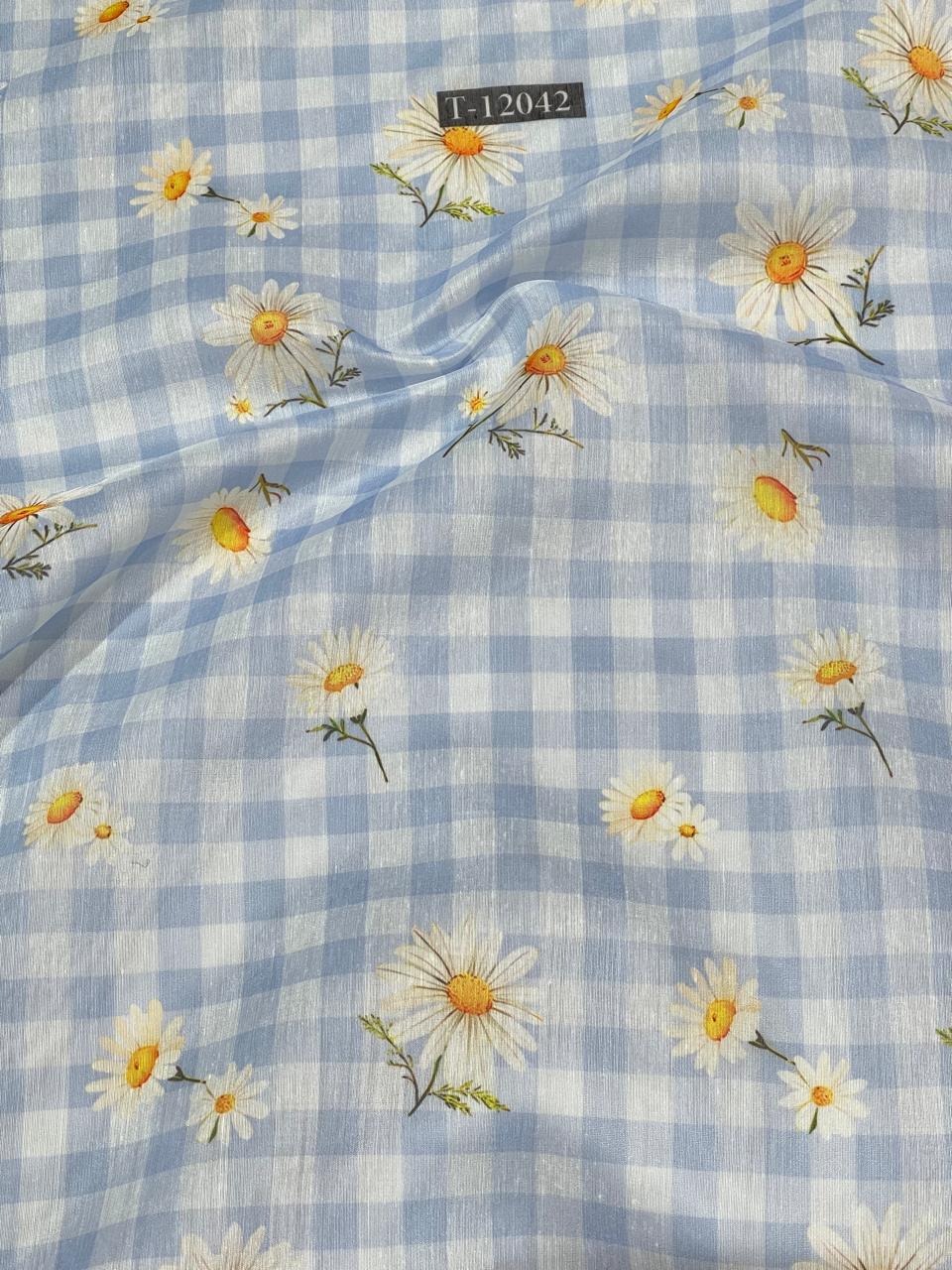 Daisy Gingham Print