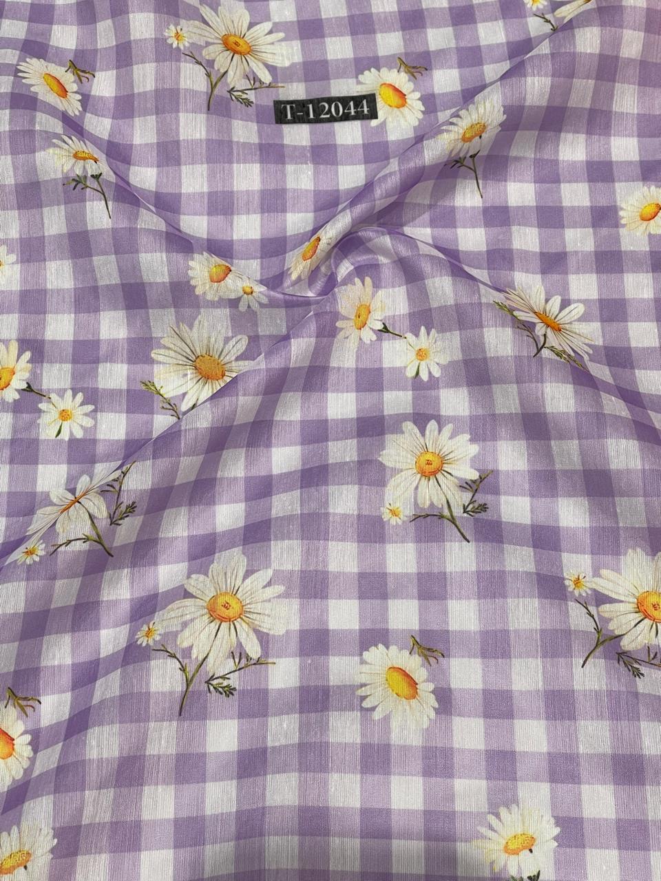 Daisy Gingham Print