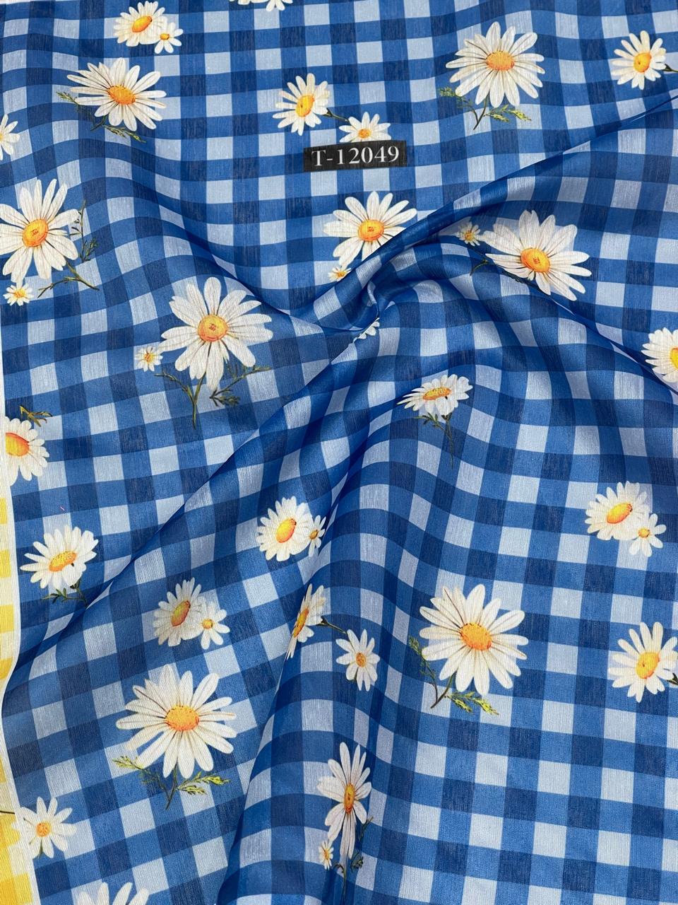 Daisy Gingham Print