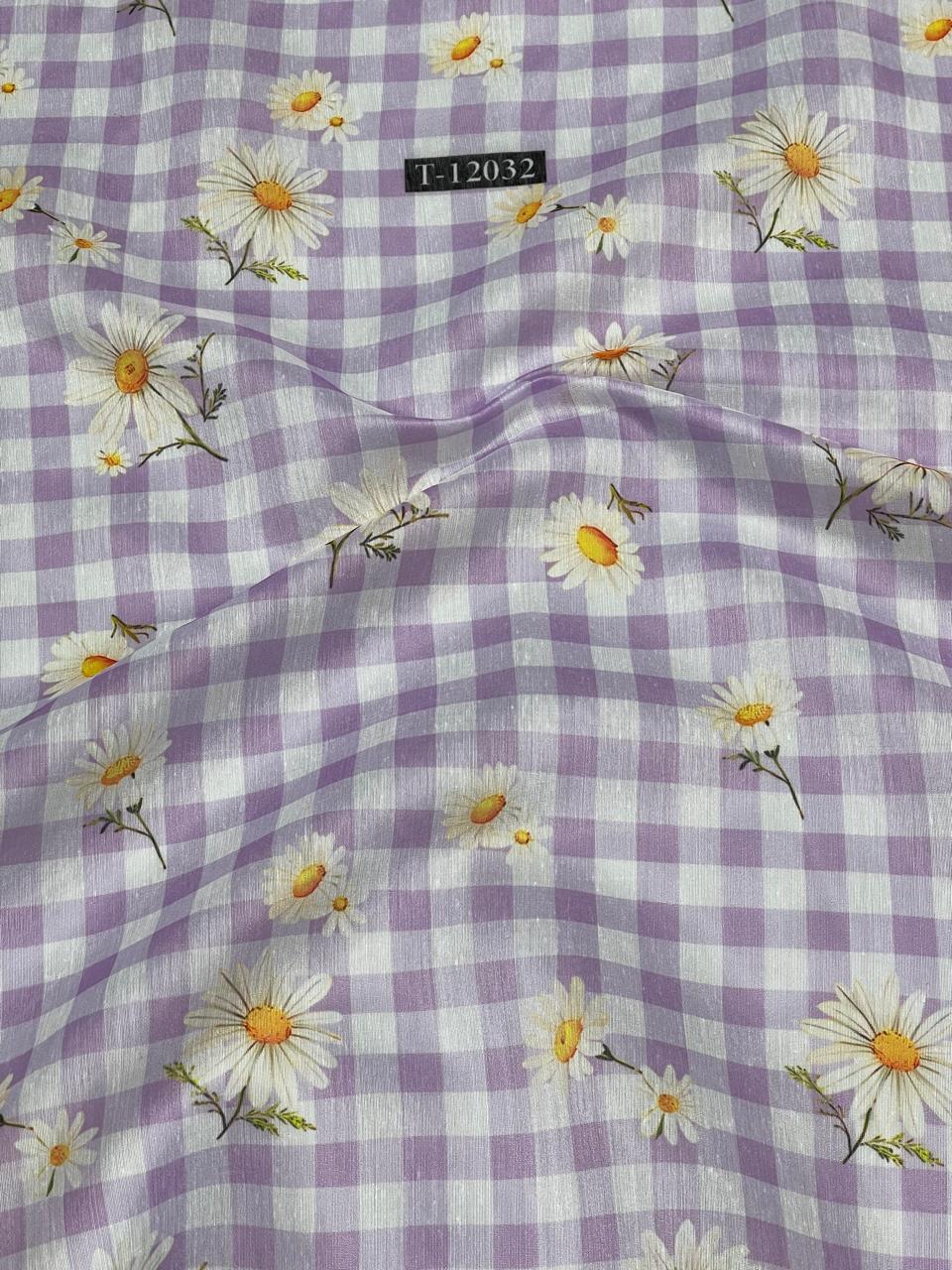 Daisy Gingham Print