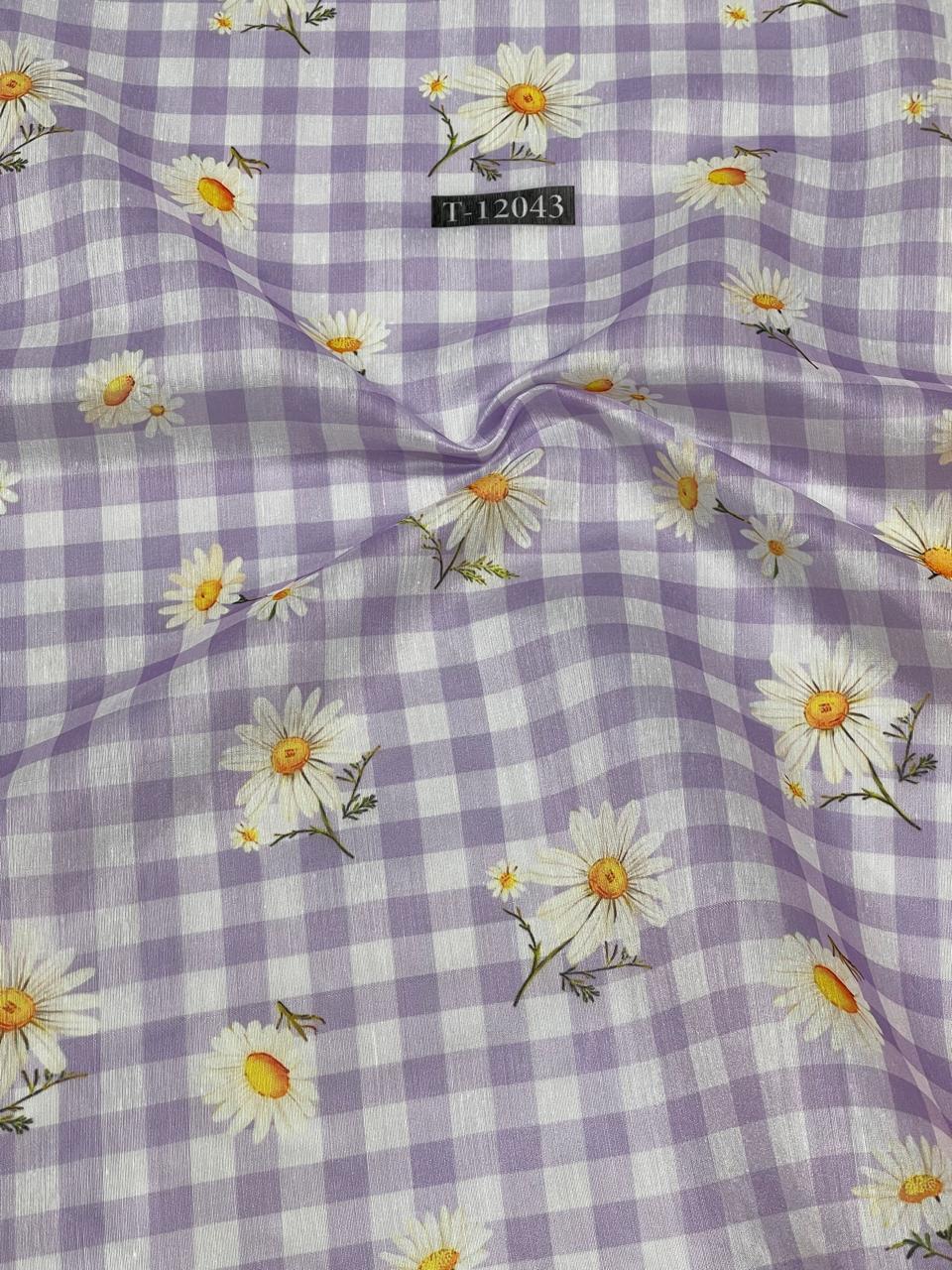 Daisy Gingham Print
