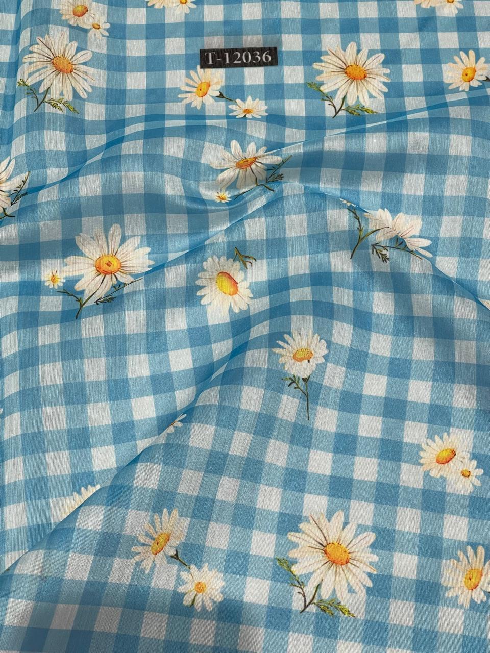 Daisy Gingham Print