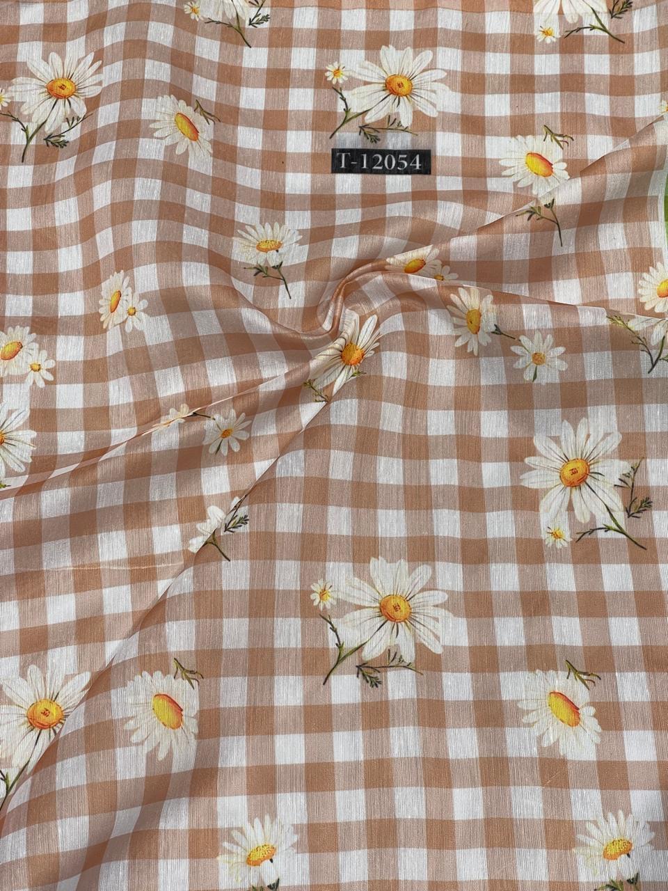 Daisy Gingham Print