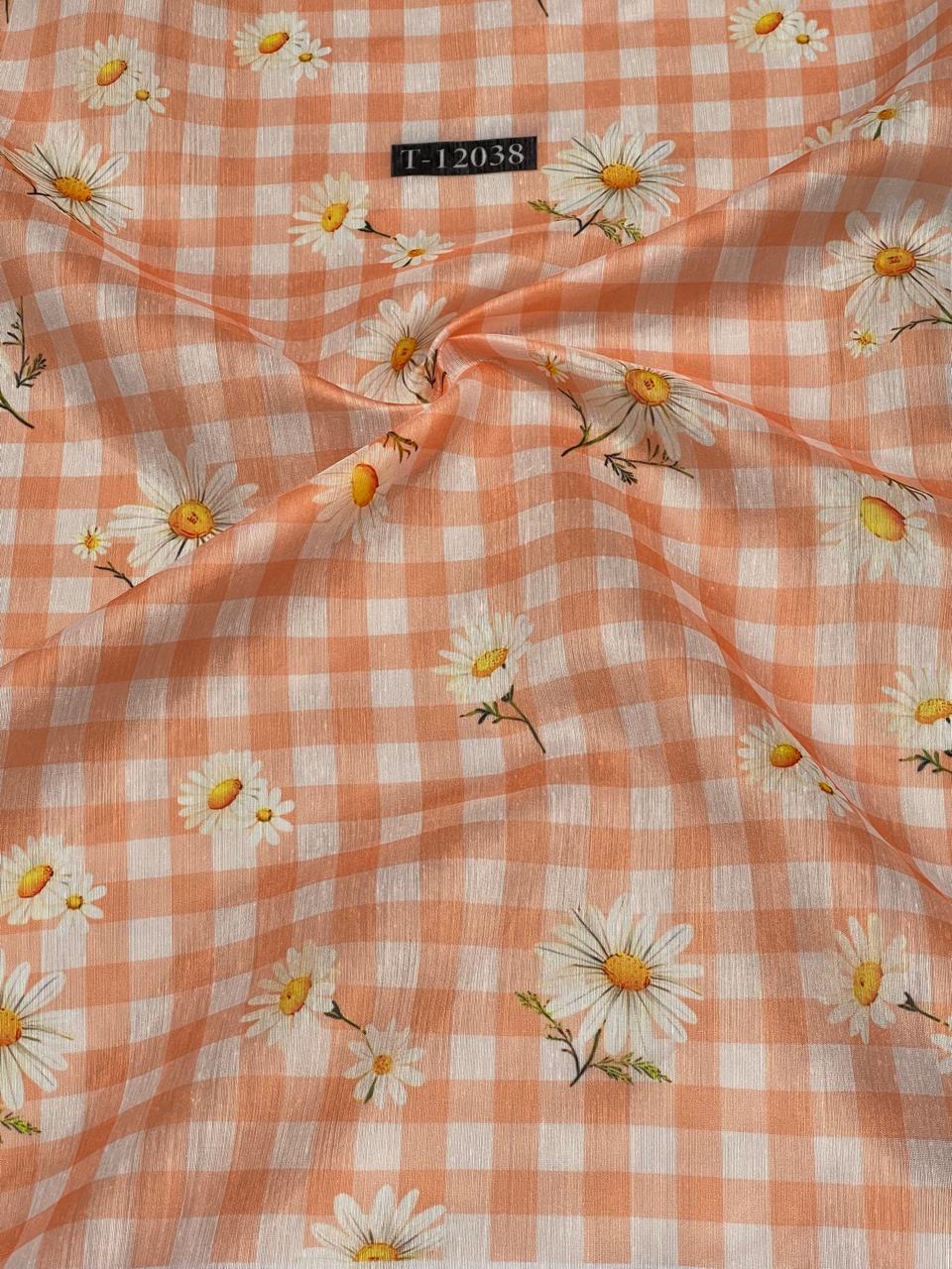 Daisy Gingham Print