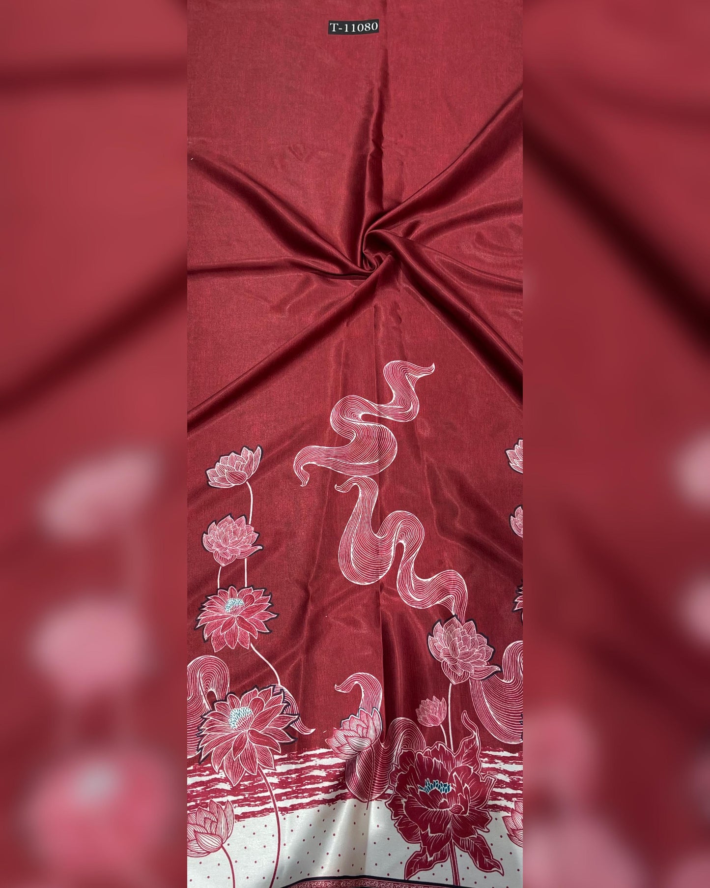 Japan Satin Abstract Digital Prints