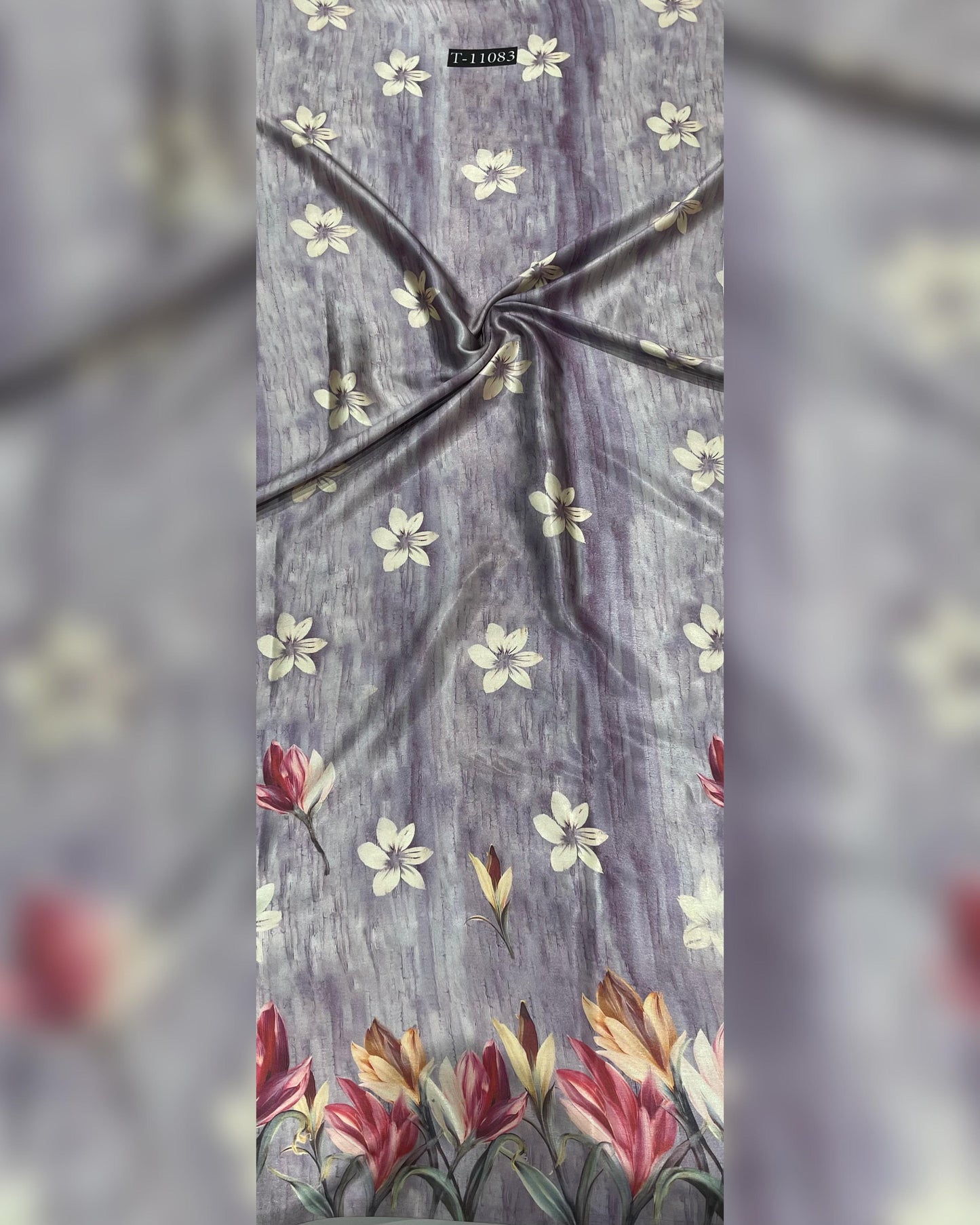 Japan Satin Abstract Digital Prints