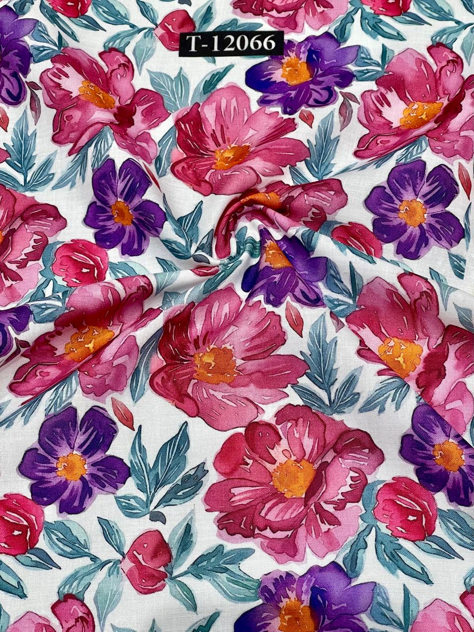 POLY COTTON SOFT FLORAL PRINTS