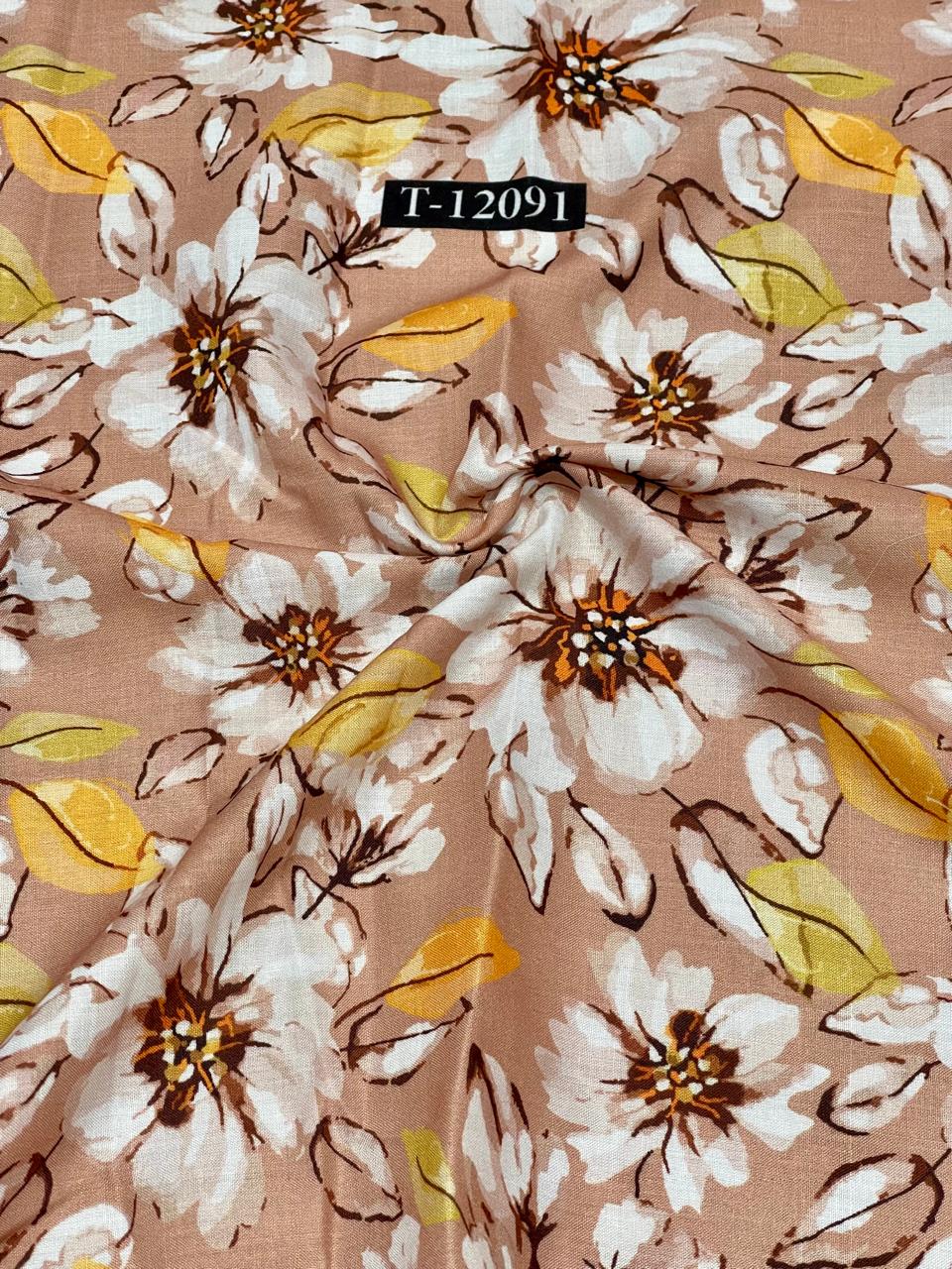 Soft Poly Cotton Floral Digital Prints