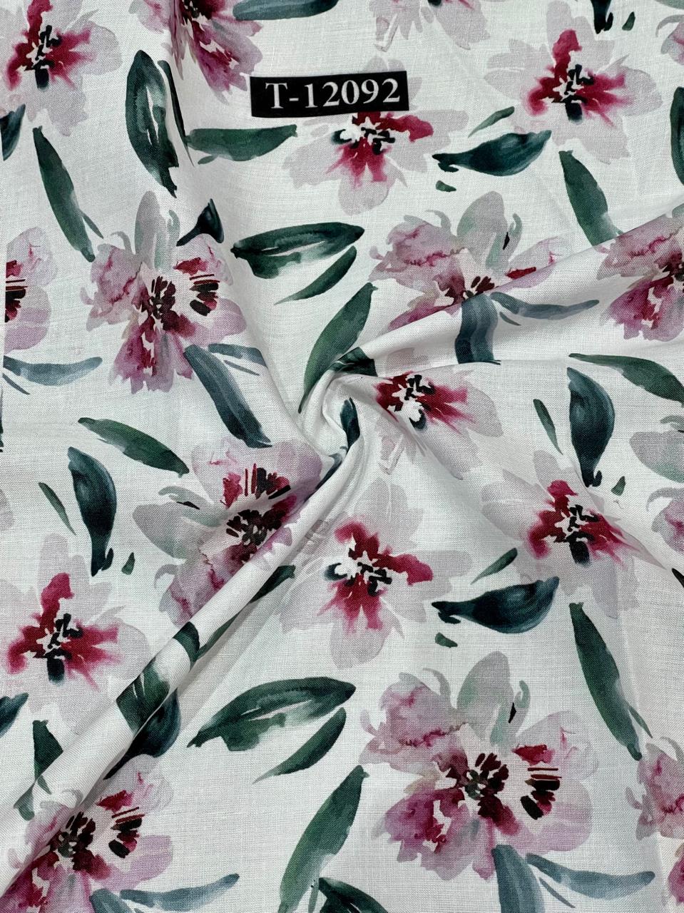 Soft Poly Cotton Floral Digital Prints