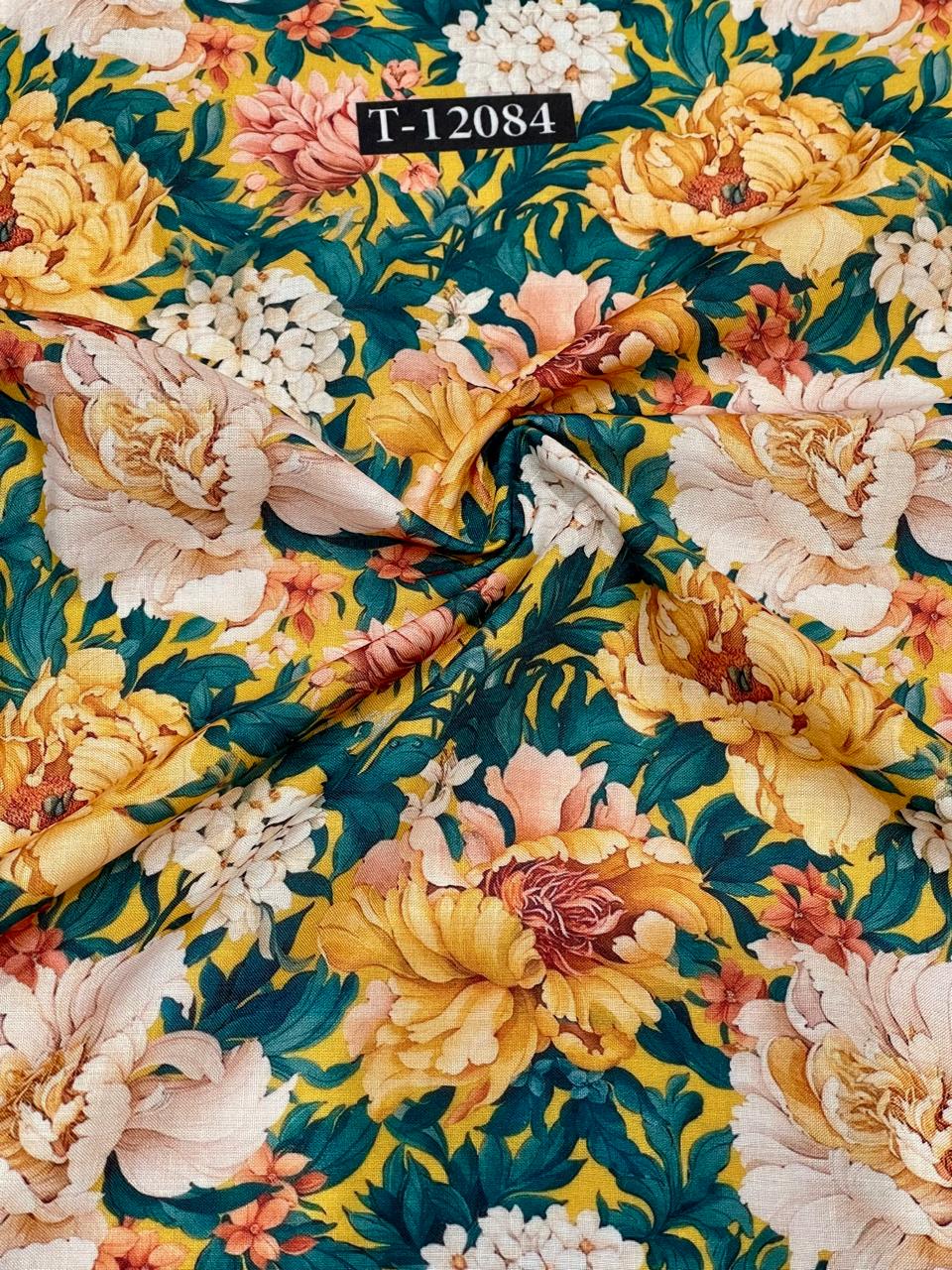 Soft Poly Cotton Floral Digital Prints