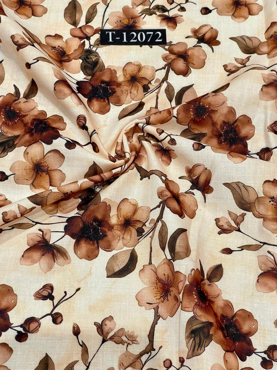 Soft Poly Cotton Floral Digital Prints