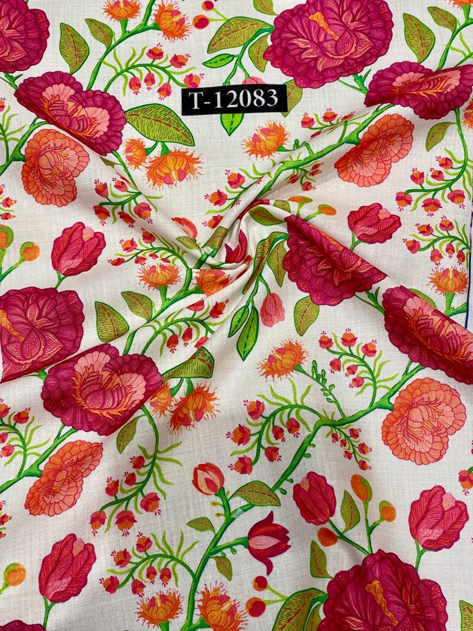 Soft Poly Cotton Floral Digital Prints