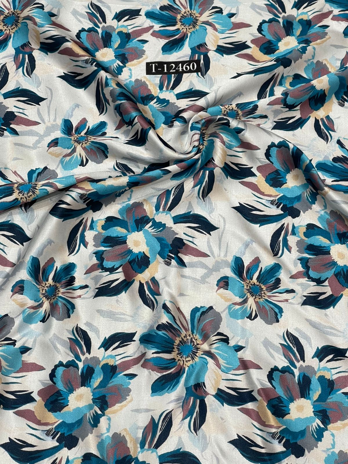 Japan Satin Floral Digital Prints