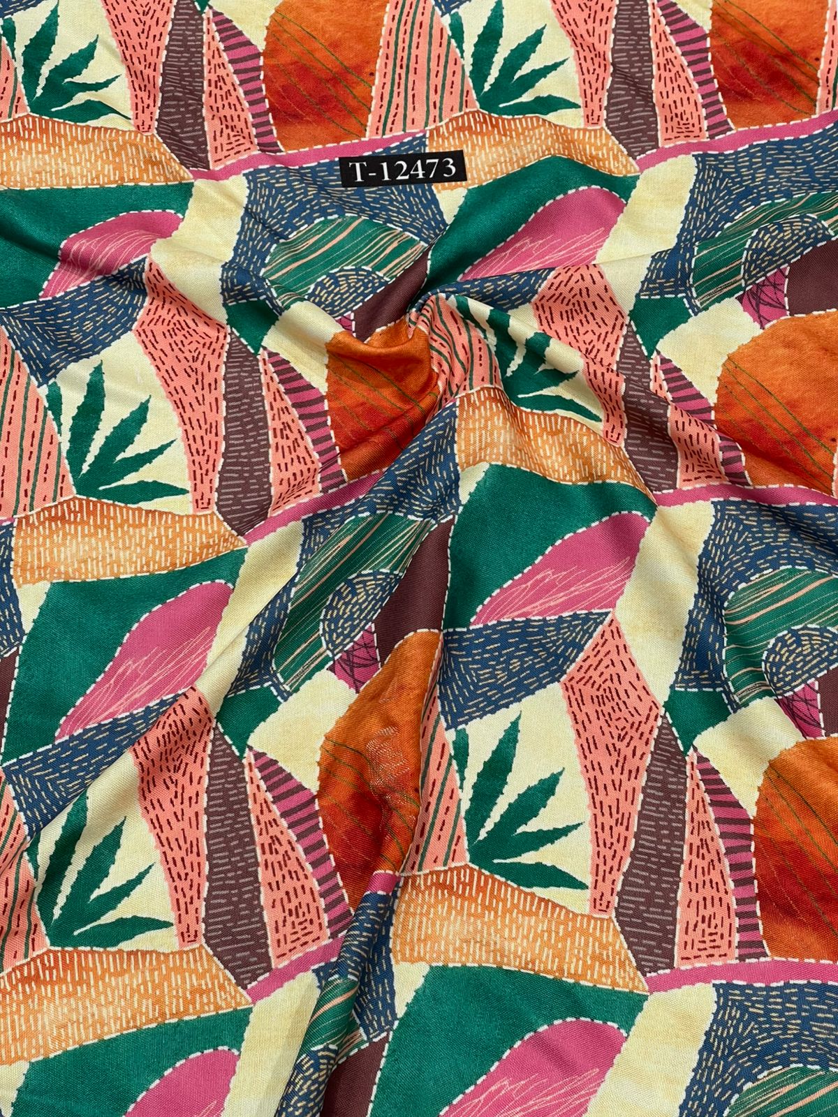 Poly Rayon Designer Abstract Collections