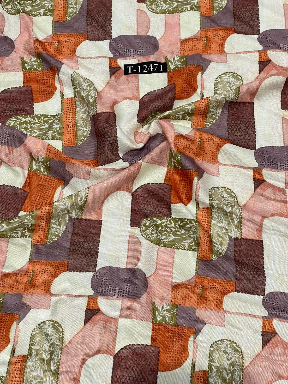 Poly Rayon Designer Abstract Collections