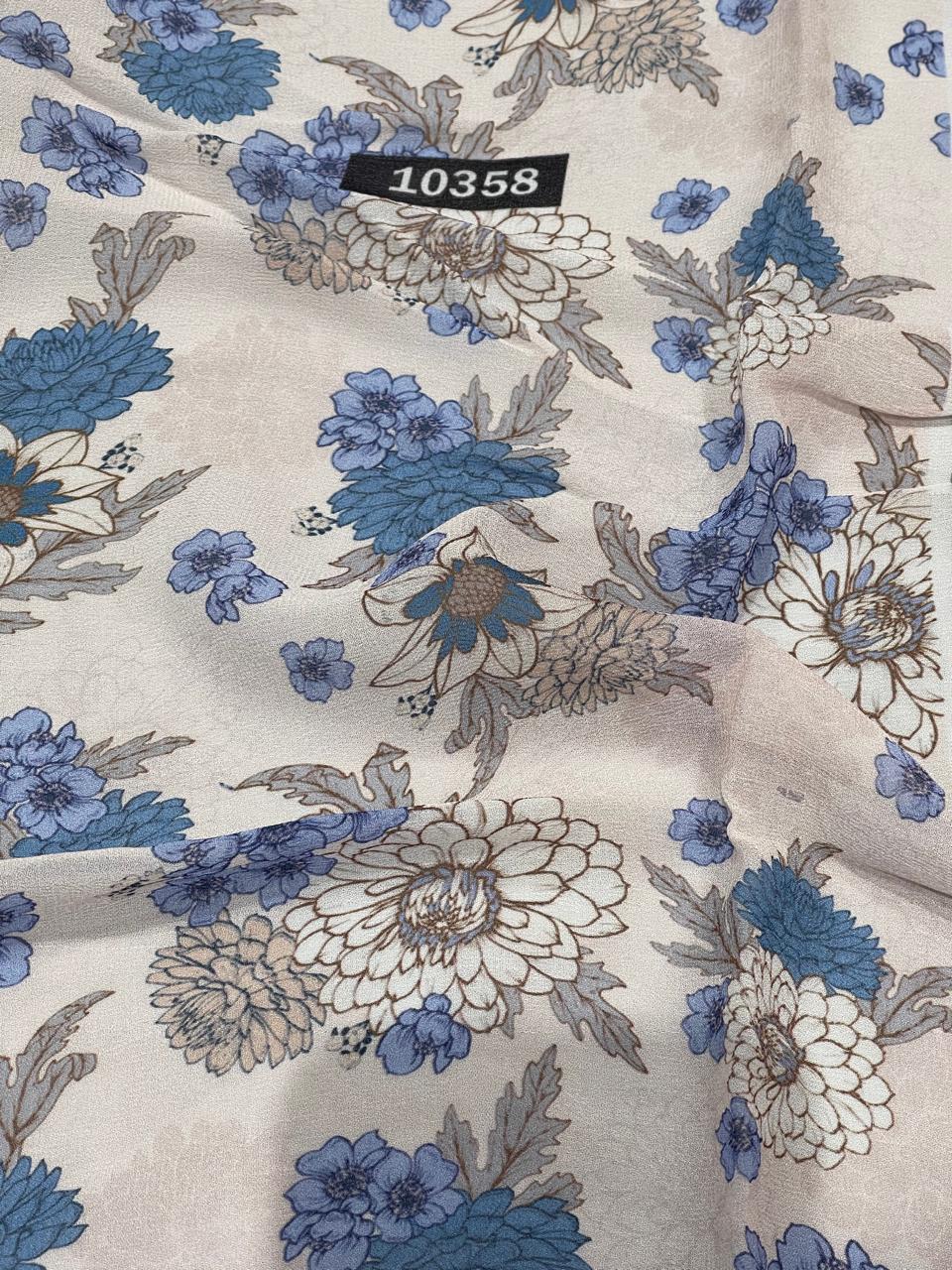 Pure Georgette Floral Digital Prints