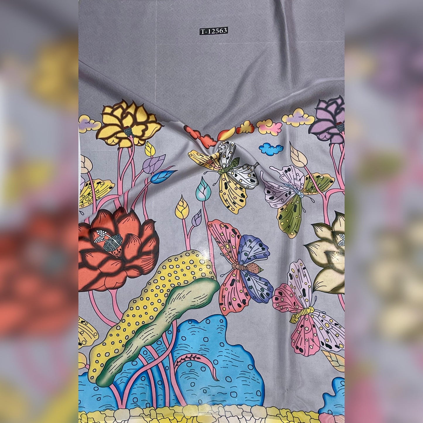 Daman Style Organza Prints