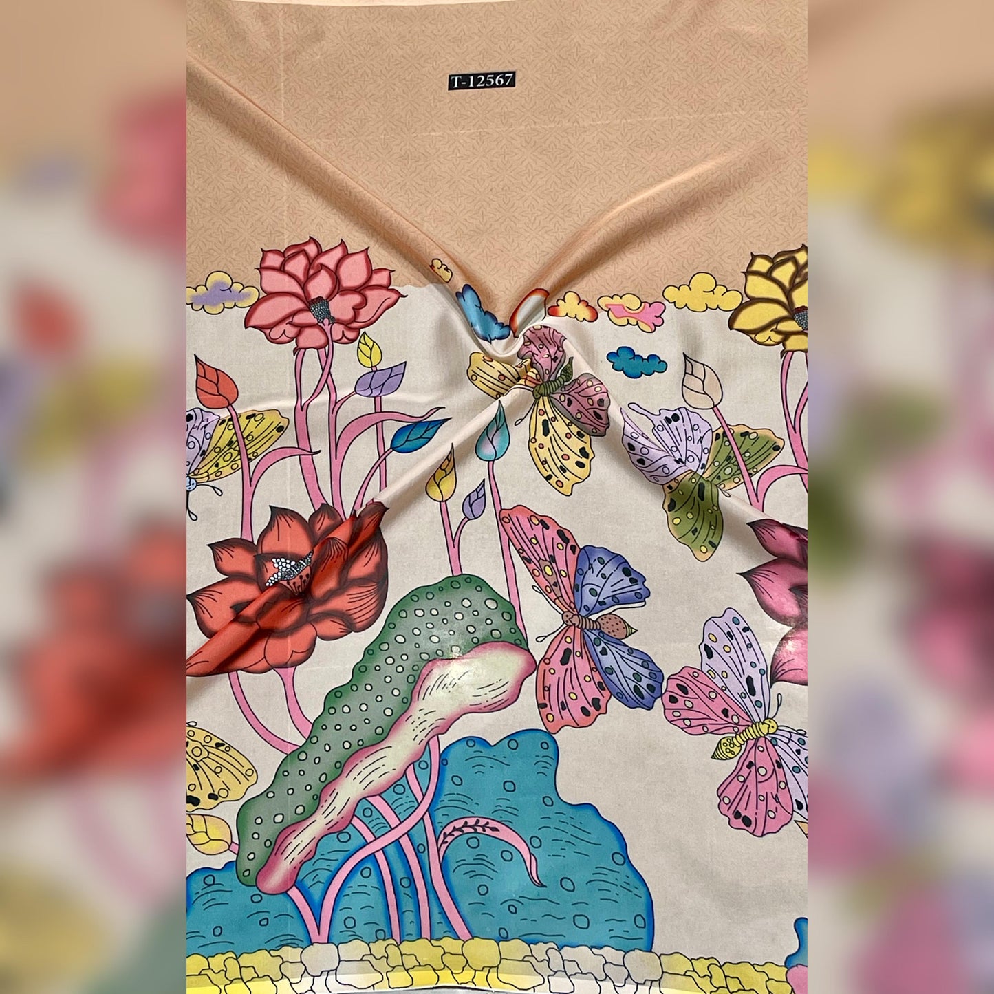 Daman Style Organza Prints