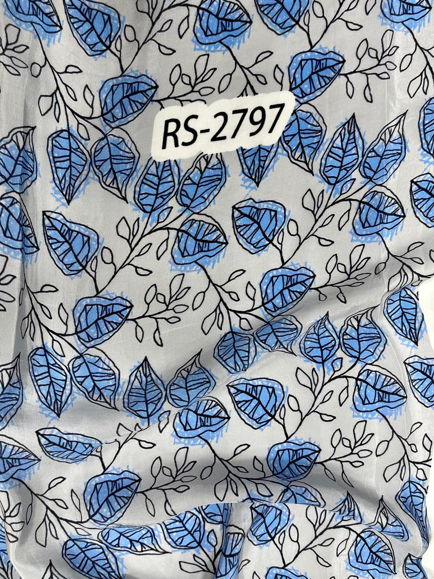 Pure Natural Crepe Floral Print Fabric