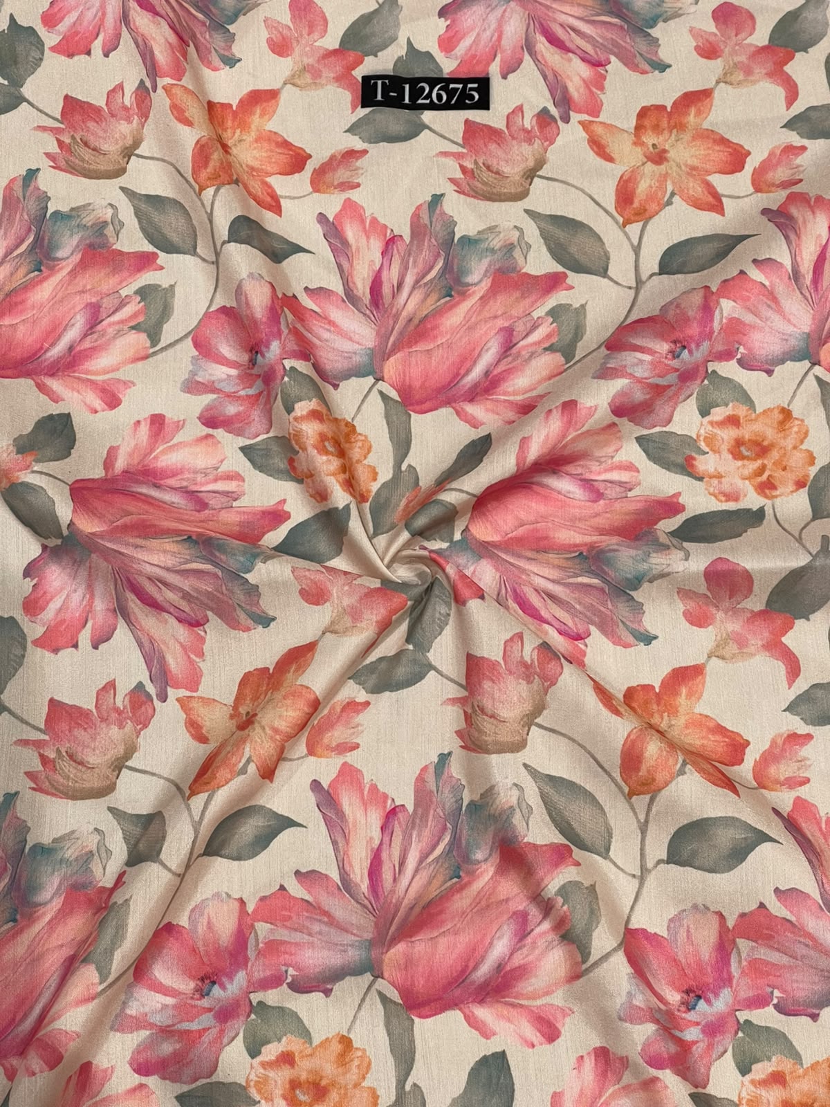 Beautiful Floral Prints On Muslin
