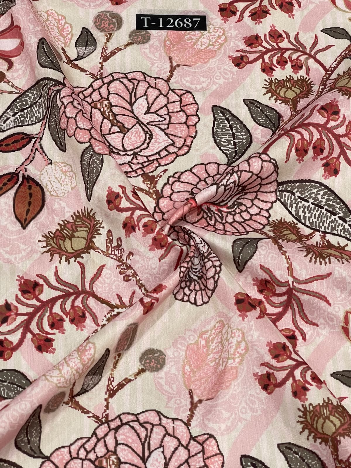 Beautiful Floral Prints On Muslin