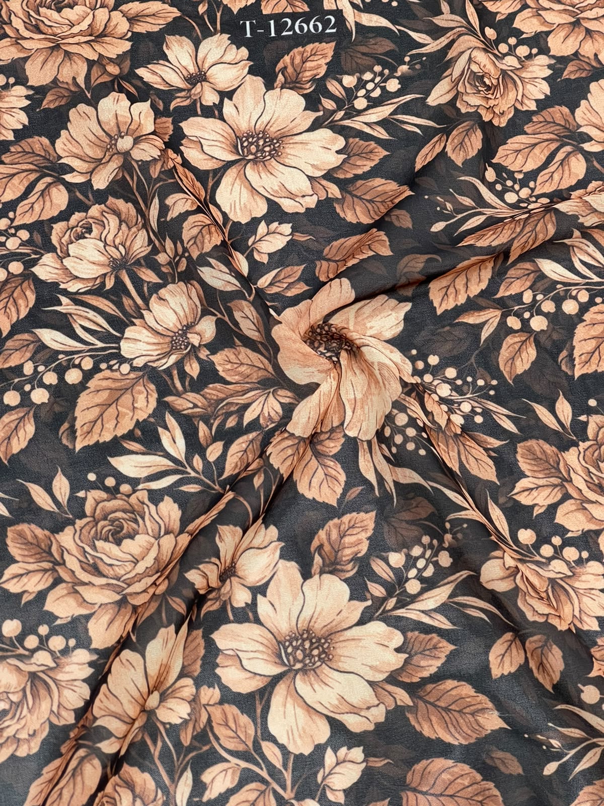 Beautiful Trendy Flower Georgette Digital Prints