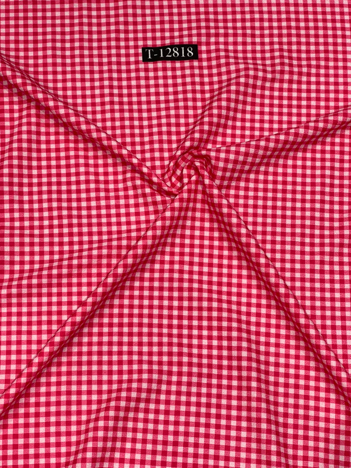 Checks Print On Lycra Fabrics