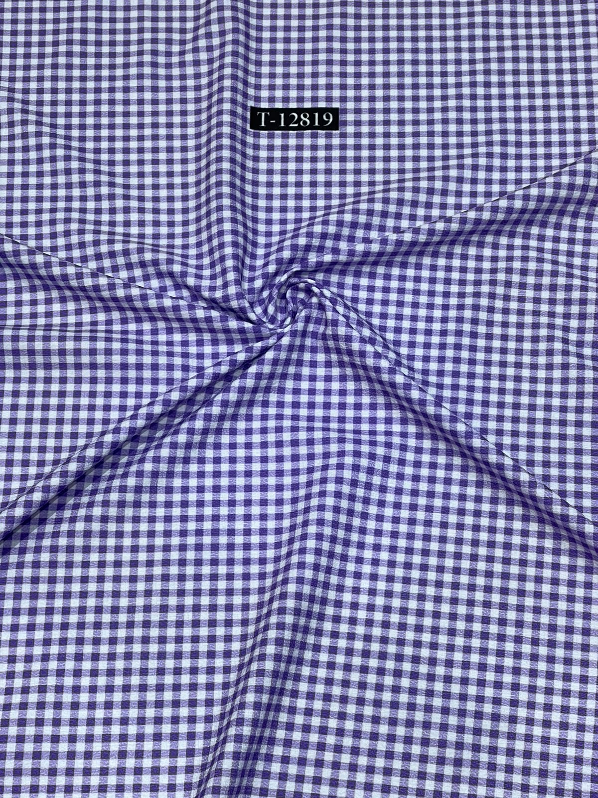 Checks Print On Lycra Fabrics